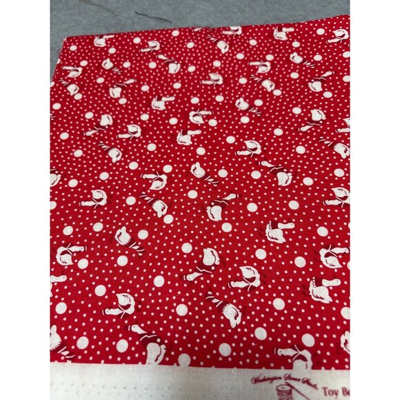 Red Quilting Fabric 1/2 Yard x 44" Toy Box Miniatures by Sara Morgan Washington - Picture 1 of 5
